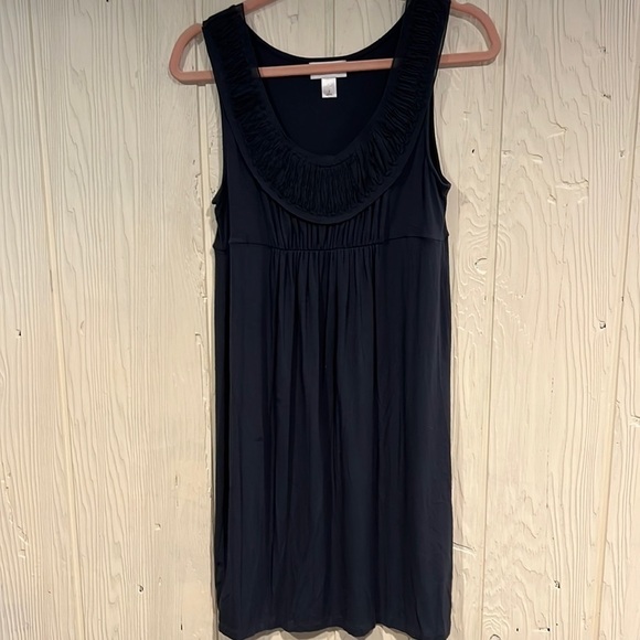 LOFT Sleeveless dress elastic at neckline and bodice size small - Picture 1 of 9